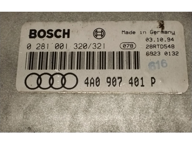 Блок управления двигателя 4A0907401P, 28RTD548   Audi A6 S6 C6 4F