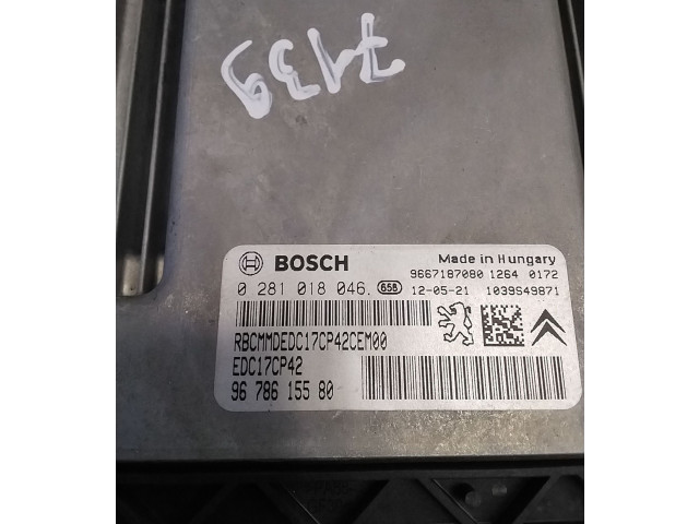 Řídící jednotka 9678615580, A2C32427600   Peugeot 508 2012