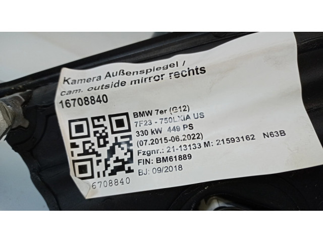 Zpětné zrcátko  BMW 7 G11 G12 2018  021808, 51167437153  