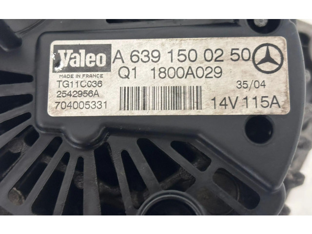Генератор A6391500250, 639939   Smart ForFour I      