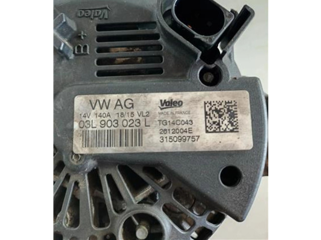 Генератор 03L903023L   Volkswagen PASSAT B8      