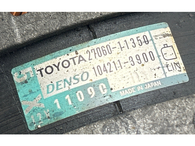 Генератор 2706011350, 1042113900   Toyota Land Cruiser (J150)