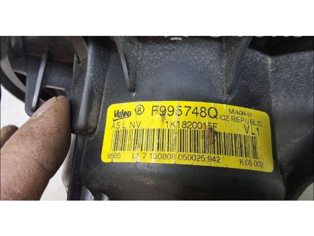 Вентилятор печки    1K1820015F, 1K1820015F   Audi A3 S3 A3 Sportback 8P