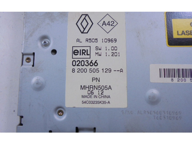 Vstřikovací lišta 8200505129A, 8200505129A   Peugeot 207 CC     