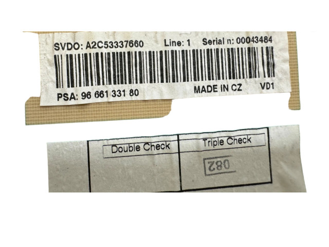Přístrojová deska  Peugeot 207 2006 A2C53337660, 100043484  