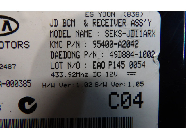 Модуль кузова 95400A2042, 49D8841002   KIA Ceed 2015