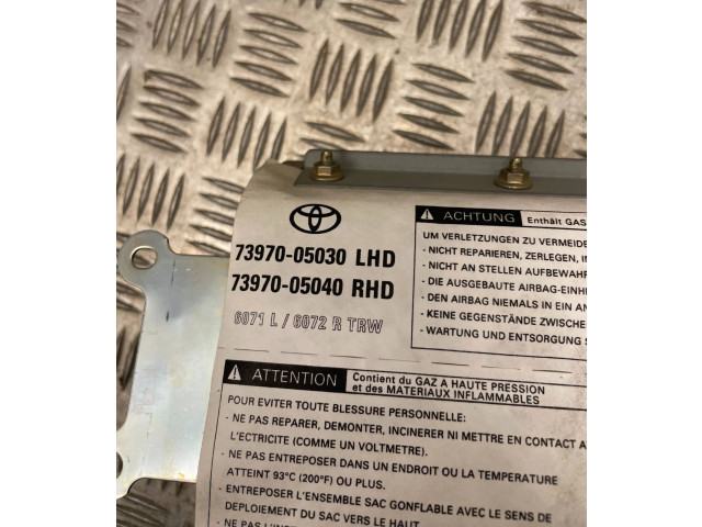 Подушка безопасности пассажира 7397005030, 7397005040   Toyota Avensis T220