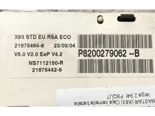 Přístrojová deska  Nissan Primastar 2004 P8200279062B, 216754429  