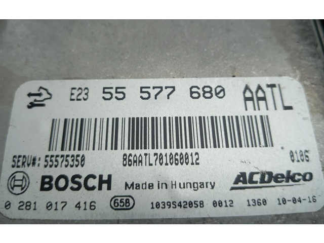 Řídící jednotka 55577680   Opel Astra J 2010