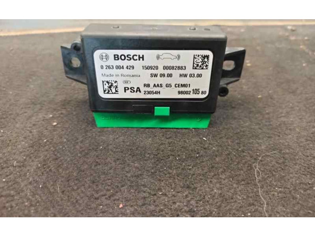 Řídící jednotka 9800210580, 0263004429   Peugeot 308 2015