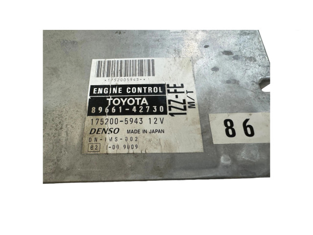 Řídící jednotka 8966142730, 1752005943   Toyota RAV 4 (XA20) 2003