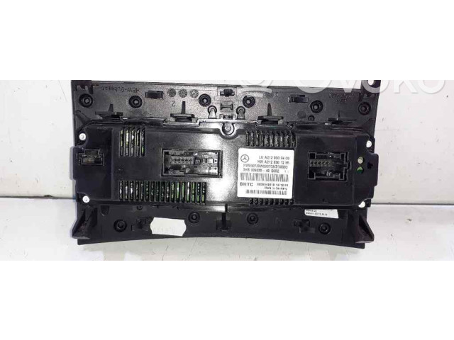 Блок управления климат-контролем A2129008908, A2129009409   Mercedes-Benz E A207