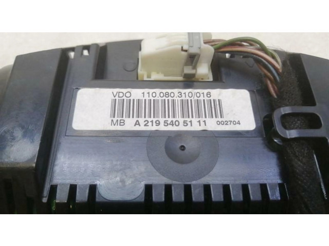 Панель приборов A2195405111   Mercedes-Benz CLS AMG C219       