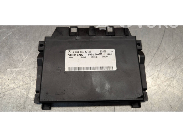 Блок управления коробкой передач A0345454332, 3114840   Mercedes-Benz C W203
