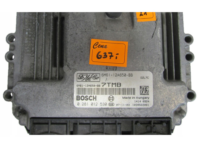 Řídící jednotka 0281012530, 6M6112A650BA   Mazda 3 I 2003
