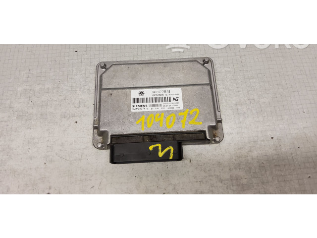 Блок управления двигателем Блок управления 0AD927755AB, 5WP22074   Volkswagen Touareg I