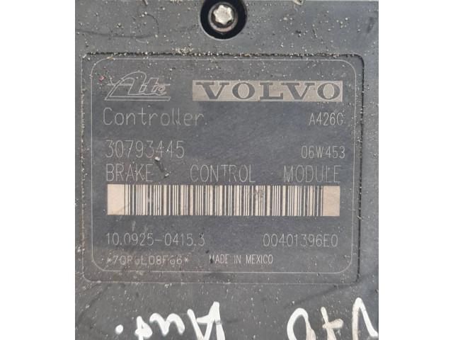 Jednotka ABS 30793445, 00401396E0   Volvo V70 2007