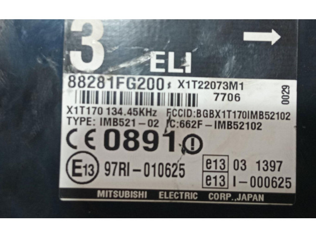 Řídící jednotka 88281FG200   Subaru Impreza II 2007