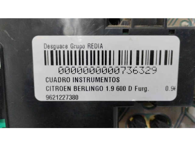 Панель приборов 9621227380   Citroen Berlingo       