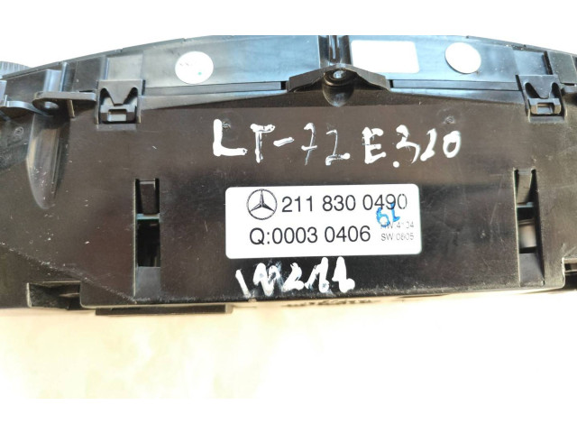 Блок управления климат-контролем 2118300490, Q00030406   Mercedes-Benz E W211