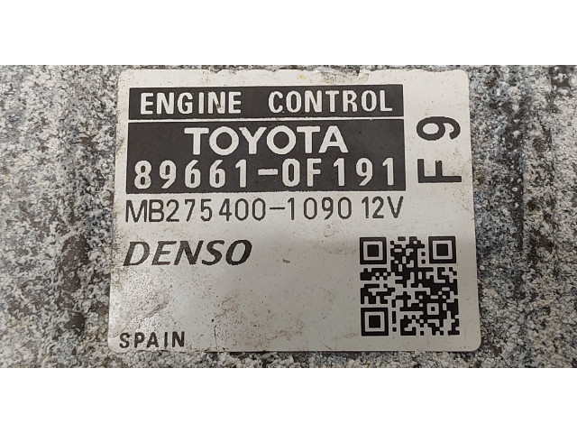 Блок управления двигателя 896610F191   Toyota Verso