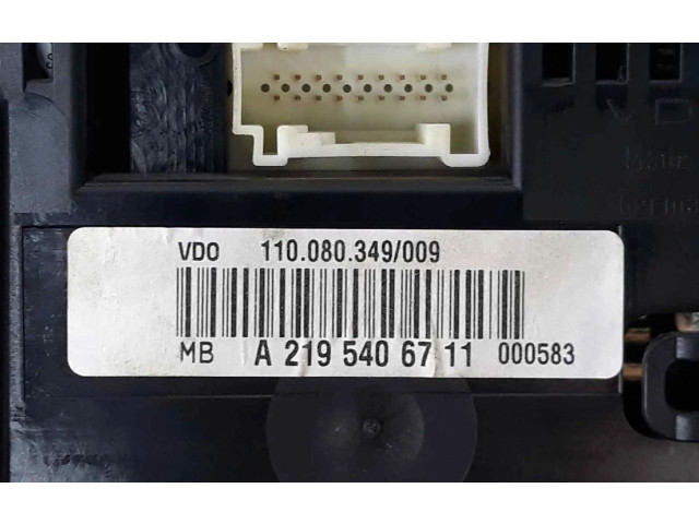 Панель приборов A2195406711, 2195406711   Mercedes-Benz CLS C219       