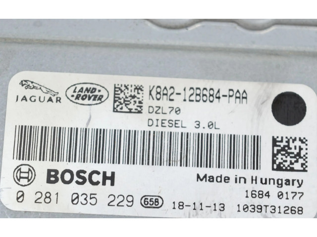 Řídící jednotka K8A212B684PAA, 0281035229   Land Rover Discovery 4 - LR4 2019
