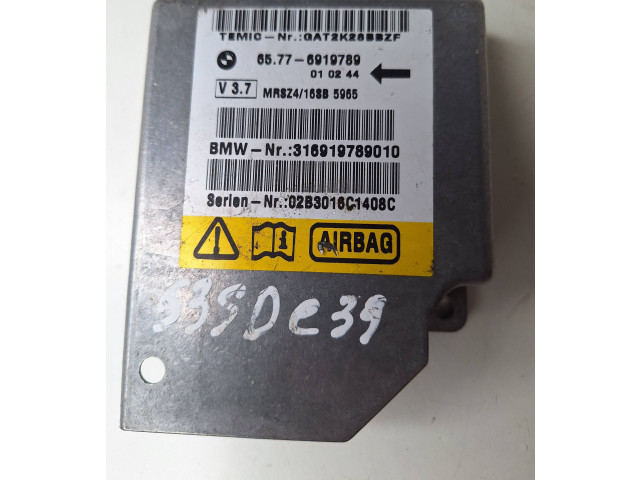 Блок подушек безопасности 6919789, 316919789010   BMW 5 E39