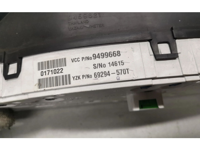 Přístrojová deska  Volvo V70 2002 9499668, 69294570T  