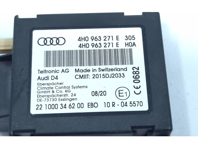 Блок управления коробки передач 4H0963271E, 2015DJ2033   Audi A6 S6 C8 4K
