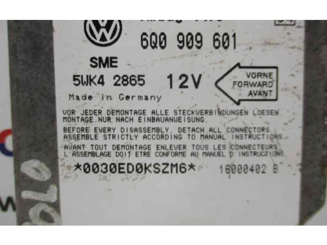 Блок подушек безопасности 6Q0909601   Volkswagen Polo