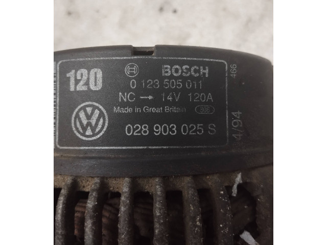 Генератор 0123505011, 028903025S   Volkswagen Sharan      