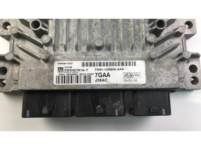 Блок управления двигателем Блок управления 7G9112A650AAA   Ford S-MAX