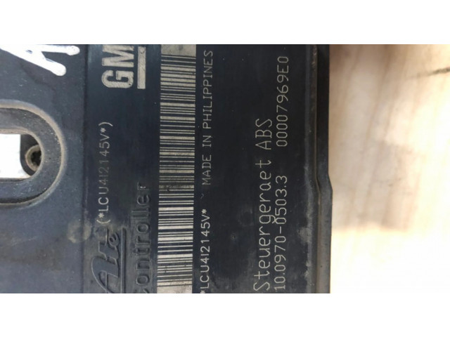 Блок АБС 13157575BE, 00007969E0   Opel  Astra H  2004-2012 года