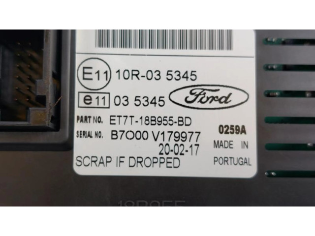 Дисплей    ET7T18B955BD   Ford B-MAX