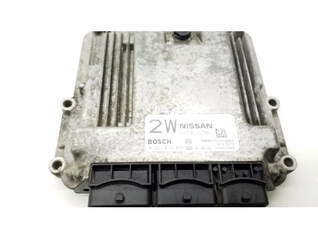 Блок управления двигателя 23710JD78B, 0281013855   Nissan Qashqai