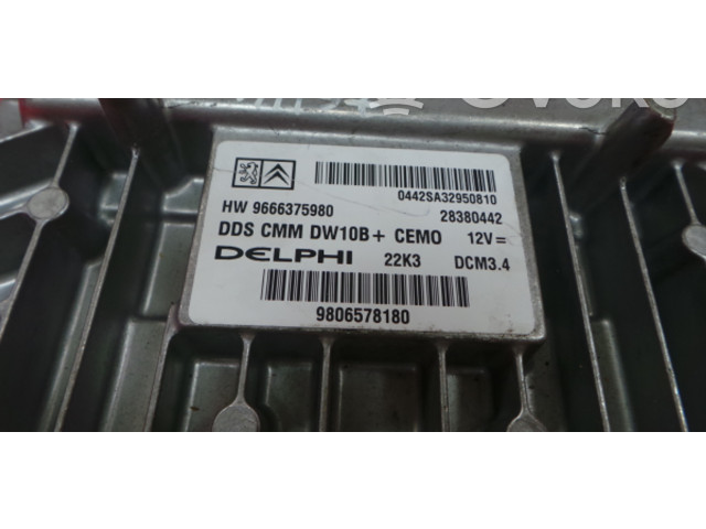 Řídící jednotka 9666375980, 28380442   Peugeot 508 2013