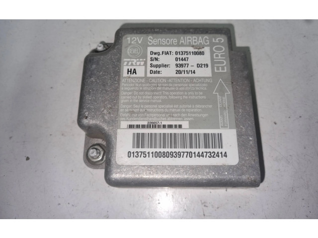 Блок подушек безопасности 01375110080, 93977D219   Citroen Jumper