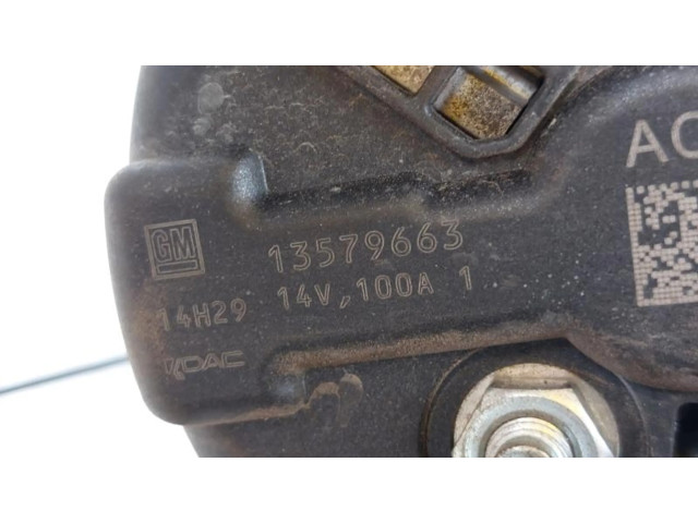 Генератор 13579663   Opel Adam      