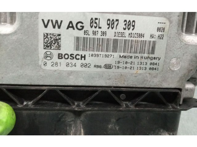 Řídící jednotka 05L907309, 0281034002BOSCH   Audi A6 C7 2020