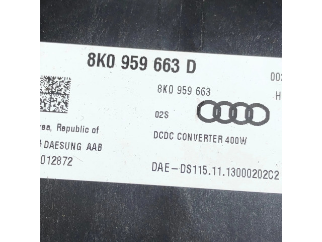 Блок управления 8K0959663D, 8K0959663   Audi A5 Sportback 8TA