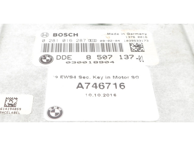 Řídící jednotka 8507137, 1039s33173   BMW 3 E90 E91 2010
