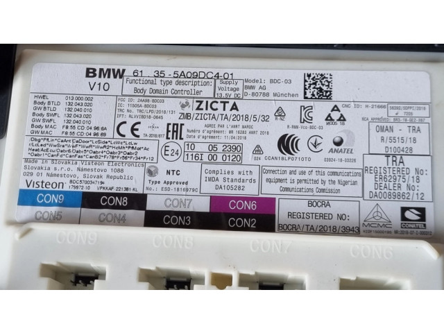 Комплект блоков управления 5A09DC4, 9886575   BMW 3 G20 G21