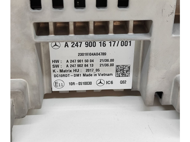 Дисплей    A2479001617, A2479015004   Mercedes-Benz EQC
