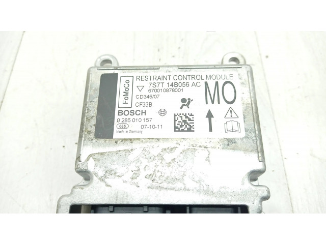 Блок подушек безопасности 7S7T14B056AC, 0285010157   Ford Mondeo MK IV