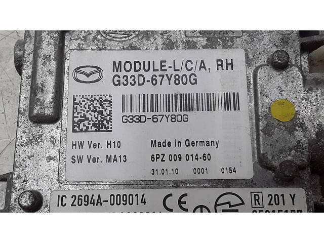 Řídící jednotka G33D67Y80G   Mazda 6 2010
