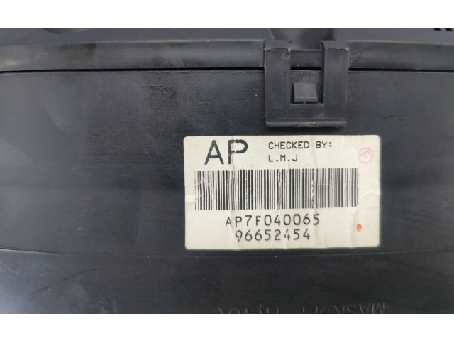 Přístrojová deska  Chevrolet Aveo 2007 96652454, AP7F040065  