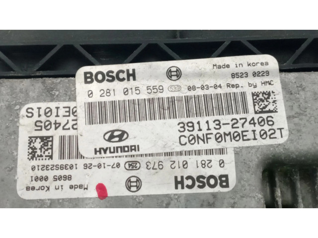 Блок управления двигателя 3911327406, 0281015559   Hyundai Sonata
