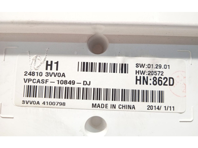 Přístrojová deska  Nissan Note (E12) 2014 248103VV0A, VPCASF10849DJ  