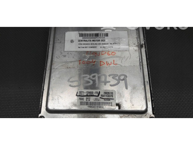 Řídící jednotka 5S71-12A650-FB   Ford Mondeo Mk III 2004